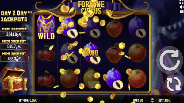 Fortune Circus Spilleautomater wild-symboler